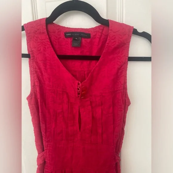 Marc Jacobs Red Sleeveless Tie Dress XS - Picture 3 of 5